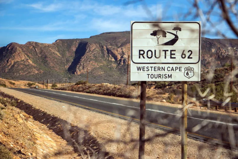 Route 62, richting Oudtshoorn