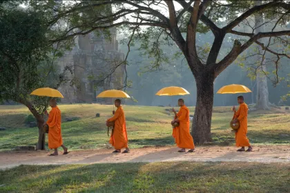 Excursies Cambodja - Monniken