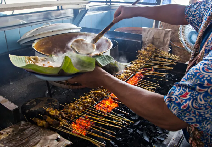 Rondreis Sumatra - Satay Padang