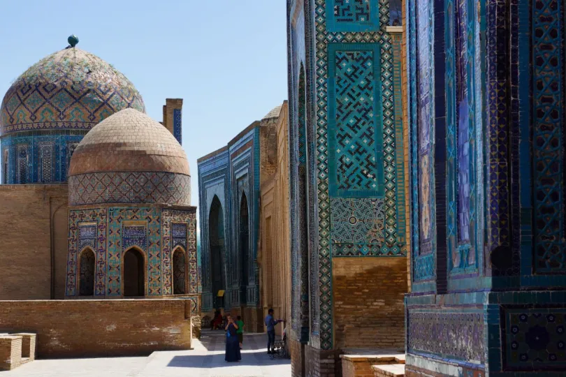 Oezbekistan reis Samarkand Shah-i-zinda mausoleum