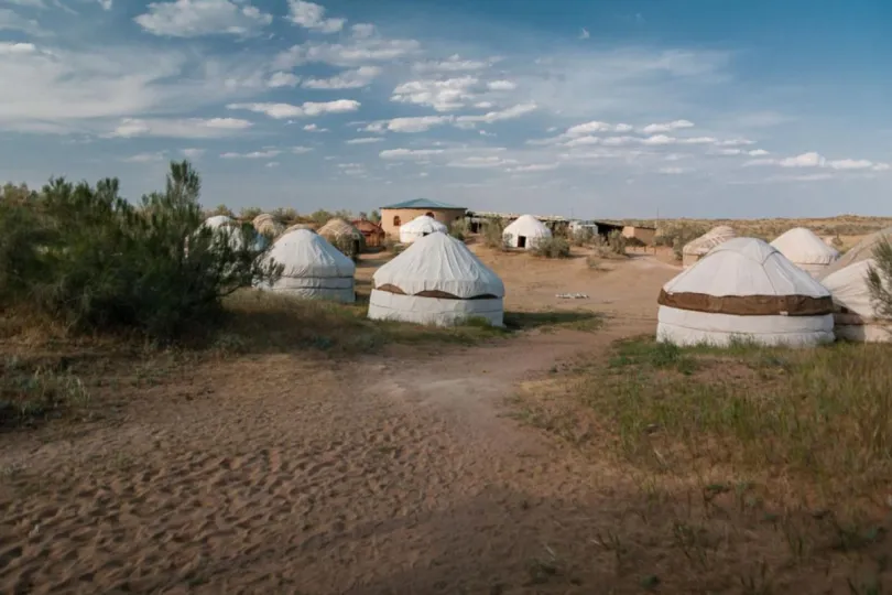 Oezbekistan reis yurts in Yangikazgan